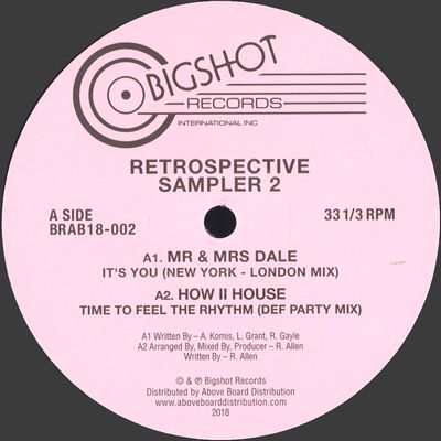 Various Artists - Big Shot Records Retrospective Sampler 2 : 12inch