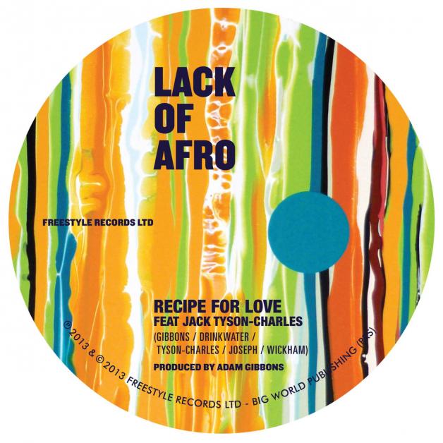 Lack Of Afro - Recipe for Love (feat. Jack Tyson-Charles) : 7inch