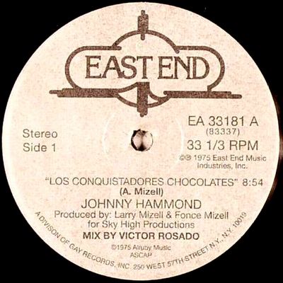 Johnny Hammond - Los Conquistadores Chocolates : 12inch