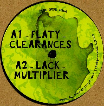 Flaty / Lack / Chekov / Martinou - CONG BURN 04 : 12inch