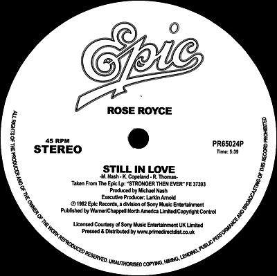 Rose Royce - Still in Love / Best Love : 12inch