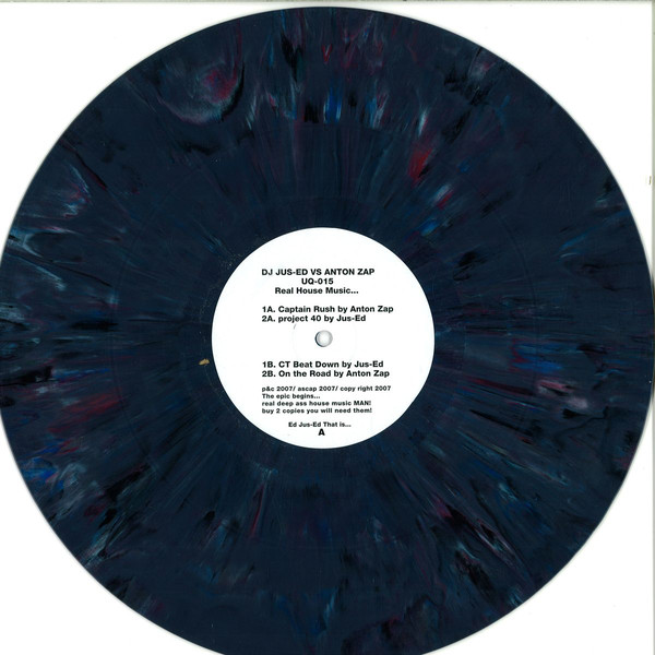 Jus-Ed Vs Anton Zap - Real House Music… : 12inch