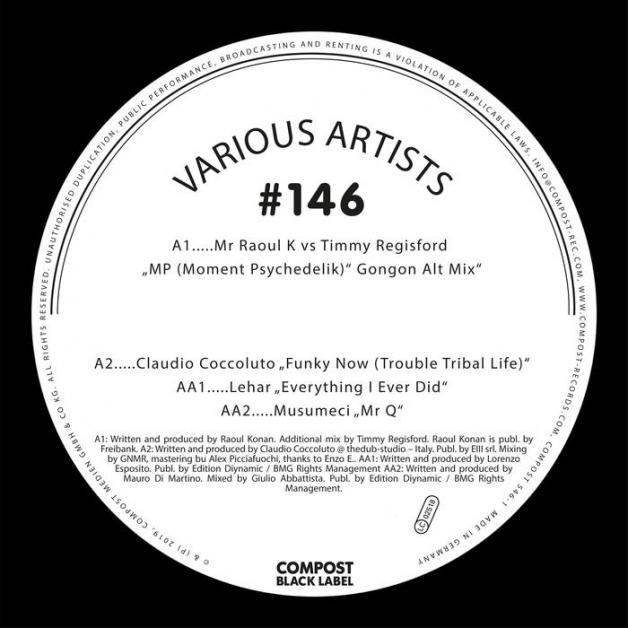 Va（mr Raoul K Vs T.Regisford, C.Coccoluto） - Compost Black Label #146 : 12inch