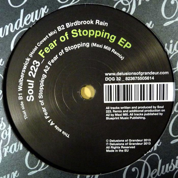 Soul 223 - Fear Of Stopping EP : 12inch