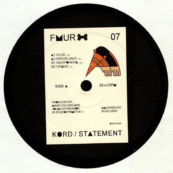 Kord - Statement EP : 12inch