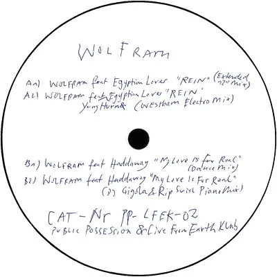 Wolfram Feat. Egyptian Lover, Haddaway - Remix EP (incl. Westbam / Dj Gigola & RIP Mix) : 12inch