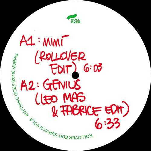 Various - Rollover Edit Service Vol.3 : 12inch