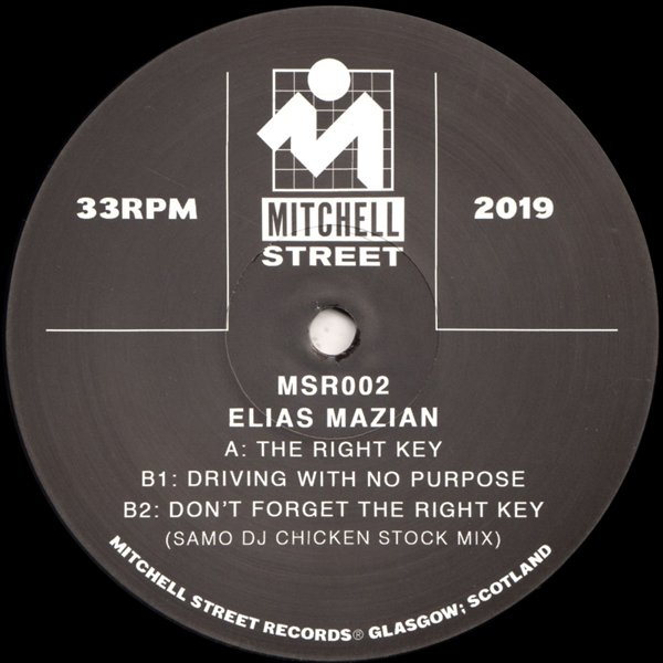 Elias Mazian - The Right Key EP incl. SAMO DJ remix