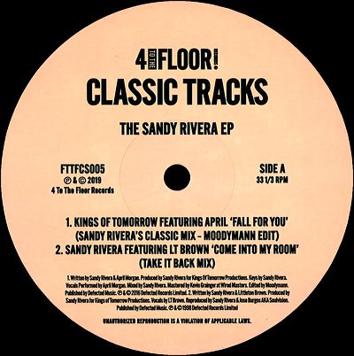 Various Artists - The Sandy Rivera EP (Moodymann Edit) : 12inch