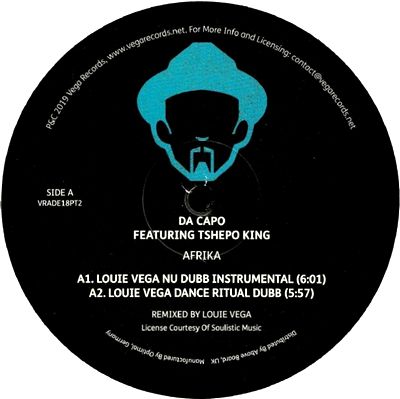Da Capo Featuring Tshepo King / Amflow Featuring Koffee - Afrika / Raw Uncut (feat Louie Vega Remixes) : 12inch