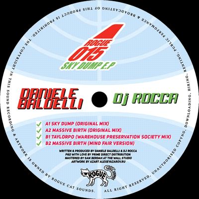 Daniele Baldelli & DJ Rocca - Sky Dump EP : 12inch