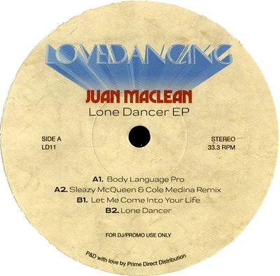 Juan Maclean - The Lone Dancer : 12inch