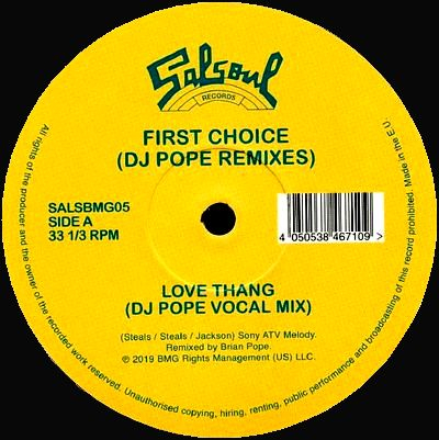 First Choice - Love Thang (DJ Pope Remixes)