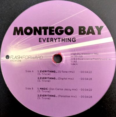 Montego Bay - Everrything : 12inch