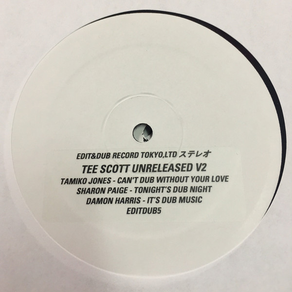 Edit & Dub - Tee Scott Unreleased V2 : 12inch