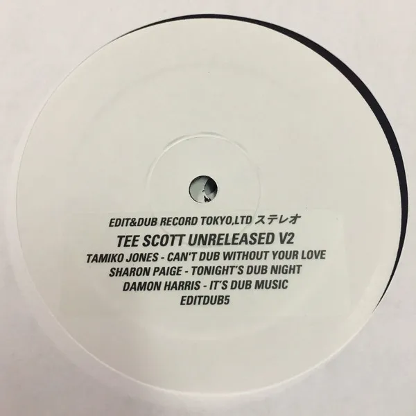 Edit & Dub - Tee Scott Unreleased V2 : 12inch