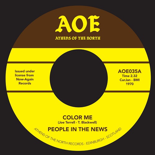 People In The News - Color me : 7inch