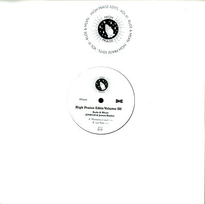 Rude & Mean (James Rudie & Evm128) - Moments in soul / Just Flow : 12inch