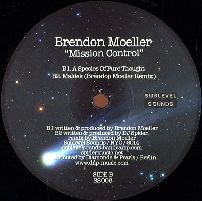 DJ Spider / Brendon Moeller - Mission Control : 12inch