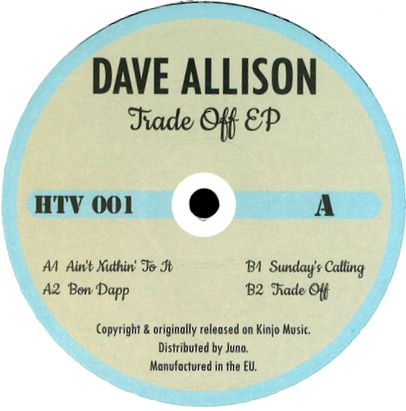 Dave Allison - Trade Off EP : 12inch