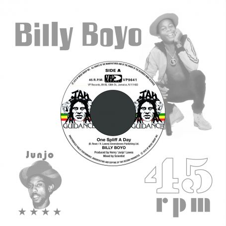 Billy Boyo / Roots Radics - One Spliff A Day / One Dub A Day : 7inch
