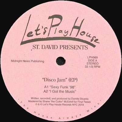 St. David - Disco Jam : 12inch