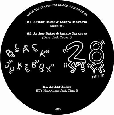 ARTHUR BAKER & LAZARO CASANOVA - Shir Khan Presents Black Jukebox 28 : 12inch