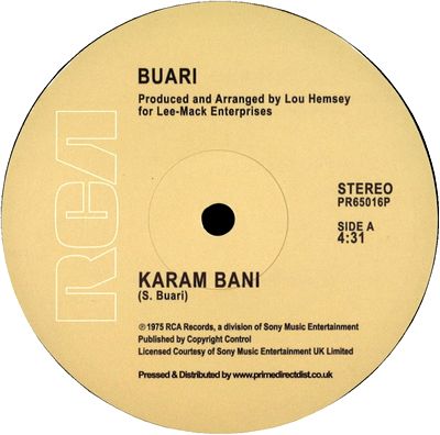 Buari - Karam Bani : 12inch