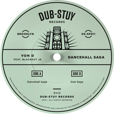 Von D Feat. Blackout Ja - Dancehall Saga SP : 12inch