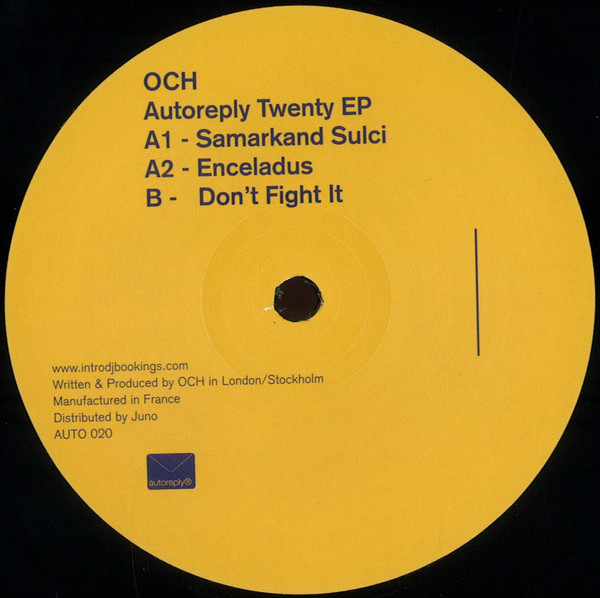 Och - Autoreply Twenty EP : 2x12inch