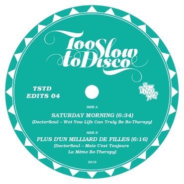 Doctor Soul - Too Slow To Disco Edits 04 (LTD Mint-Green 10inch) : 10inch