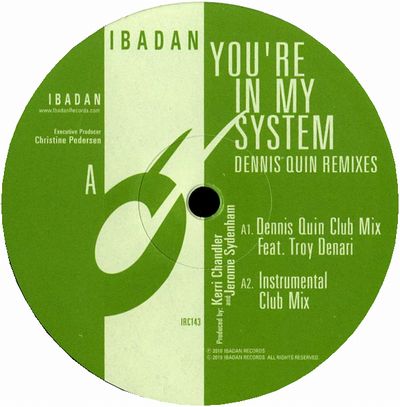 Jerome Sydenham And Kerri Chandler - You&#039;re In My System (Dennis Quin Remixes) : 12inch