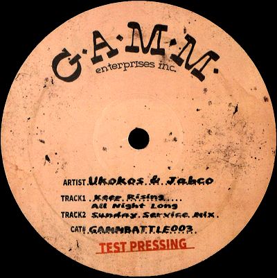 Ukokos & Jabco - Keep Rising All Night Long (Sunday Service Mix) : 12inch