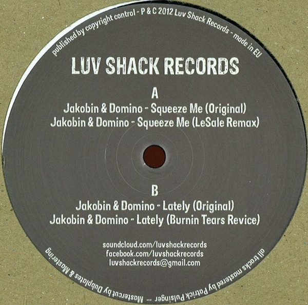 Jakobin & Domino - Squeeze Me : 12inch