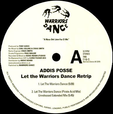 Addis Posse - Let The Warriors Dance Retrip : 12inch