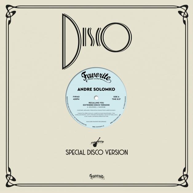 Andre Solomko - Recalling You : 12inch