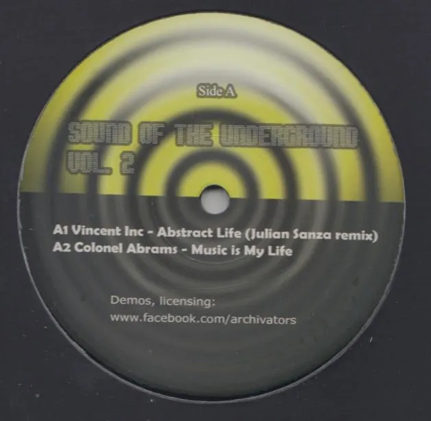Vincent Inc. / Colonel Abrams / Nigel Hayes / DJ Efx - Sound Of The Underground Vol 2 (Julian Sanza mix) : 12inch
