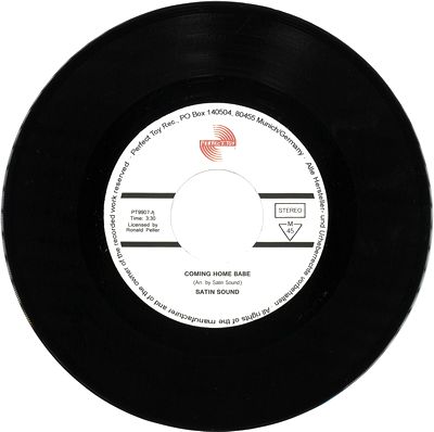 Ronny Pellers Satin Sound - Coming Home Baby : 7inch