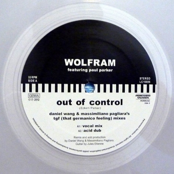 Wolfram - Out Of Control / Thing Called Love : 12inch