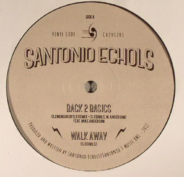 Santonio Echols / Moire Patterns / Orlando Voorn ‎ - Back 2 Basics Vol 1 : 12inch