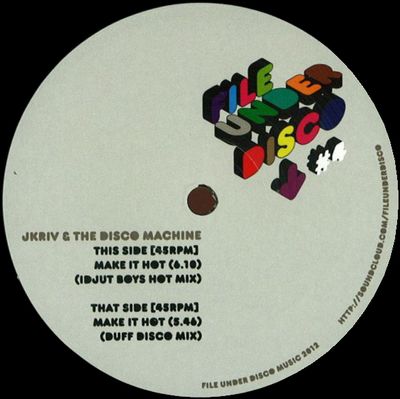 J Kriv & The Disco Machine - Make It Hot (Idjut Boys & Duff Disco Remixes) : 12inch