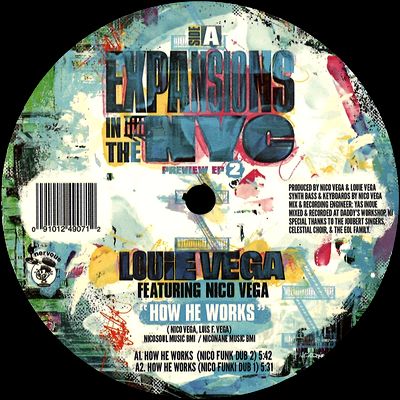 Louie Vega - Expansions In The NYC - Preview EP 2 : 12inch