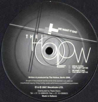 The Hollow - We Want It Bad : 12inch