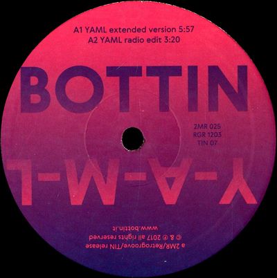 Bottin Feat. Lavinia Claws - Y-A-M-L : 12inch