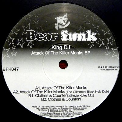 King DJ - Attack Of The Killer Monks EP : 12inch
