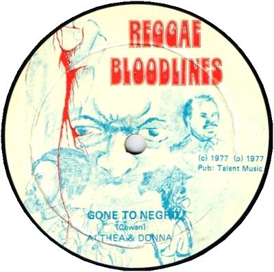 Althea And Donna / Inner Circle & Lee Perry - Gone to Negril : 10inch