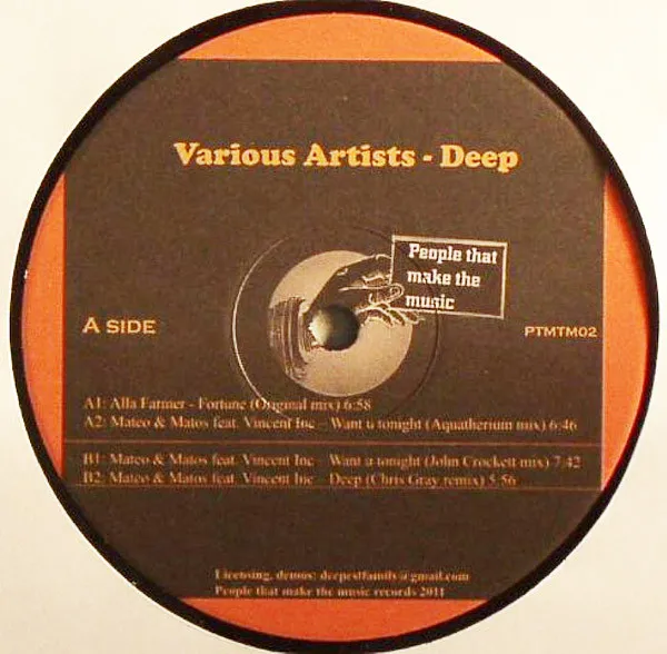 Alla Farmer/Mateo & Matos Feat. Vincent Inc - Deep : 12inch