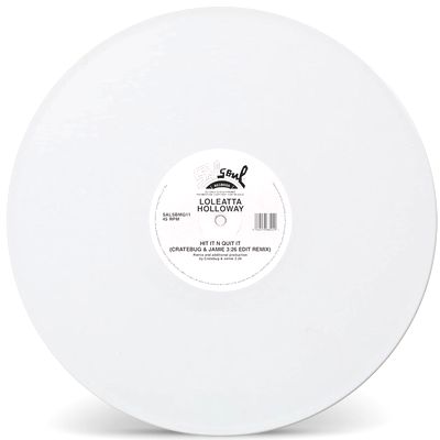 Loleatta Holloway - Hit It N Quit It (Cratebug &amp; Jamie 3:26 Edit Remix) (White Vinyl Repress) : 12inch