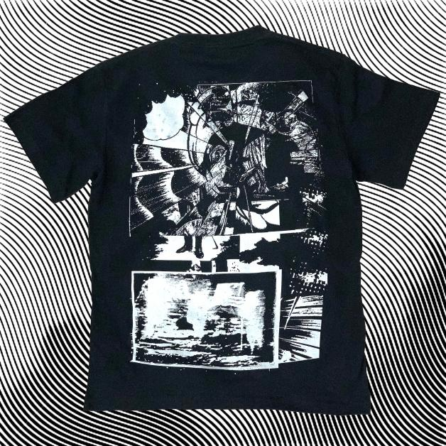 Goat - goat T-shirt3 シルバーペンキプリント: M size