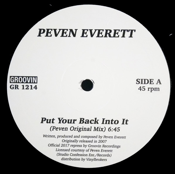 Peven Everett - Put You Back Into It : 12inch